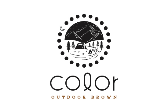 outdoor brown ロゴ